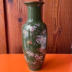 Collectible Cherry Blossom and BirdsVase